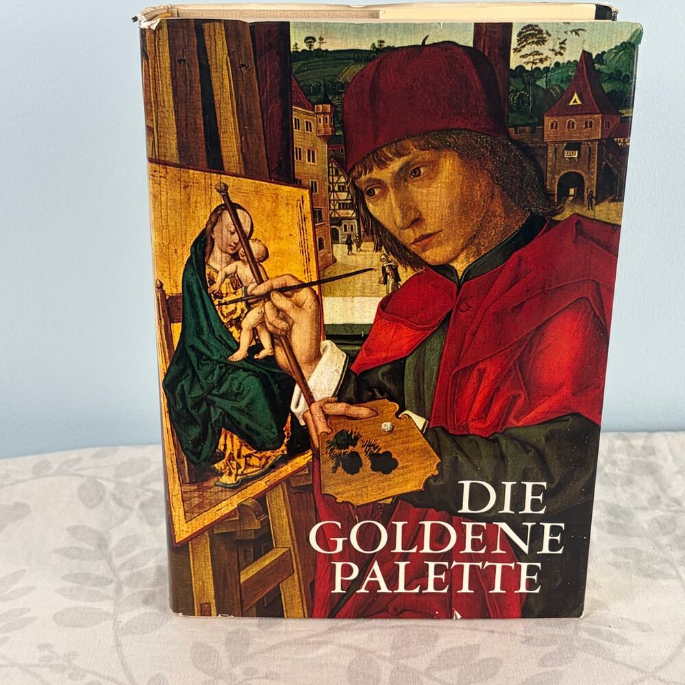 Die Goldene Palette German Art History Book 1968 Hardcover Color Plates